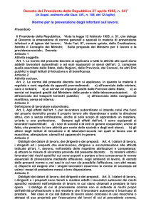 Decreto del Presidente della Repubblica 27 aprile 1955, n