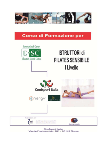 Programma Corso Istruttori Pilates Sensibile I Livello