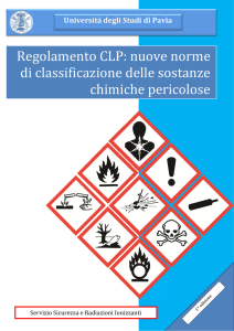 nuove norme di classificazione delle sostanze chimiche pericolose