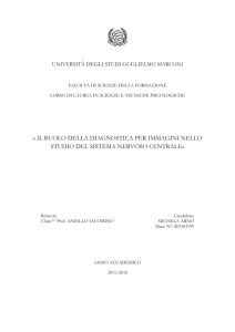 il ruolo della diagnostica per immagini nello studio del