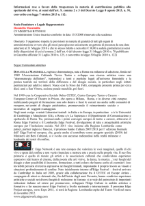 Informazioni sulla trasparenza