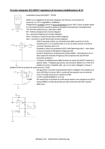 Circuito integrato (CI) LM317 regolatore di tensione (stabilizzatore di