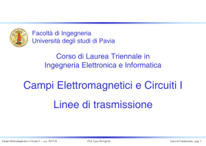 Linee di trasmissione - Università degli studi di Pavia