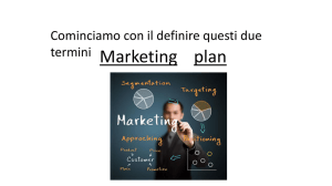 il marketing plan - Ipssar Alberghiero Molfetta