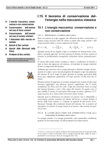 0115 Il teorema di conservazione dell`Energia in