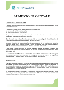 aumento di capitale - Confindustria Bergamo