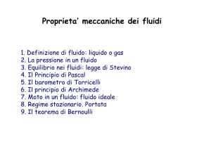 Proprieta` meccaniche dei fluidi