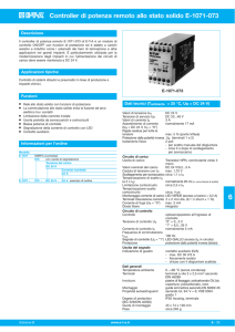 Controller di potenza remoto allo stato solido E-1071-073