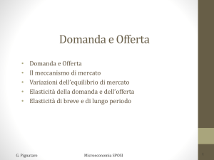 Domanda e Offerta - Giuseppe Pignataro