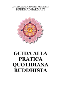 guida alla pratica quotidiana buddhista