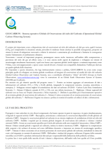 Sistema operativo Globale di Osservazione del ciclo del Carbonio