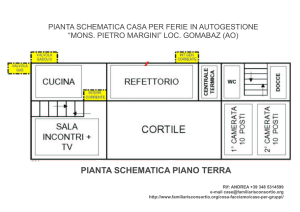 Piantina della casa - Movimento Familiaris Consortio