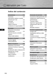 Istruzioni per l`uso i