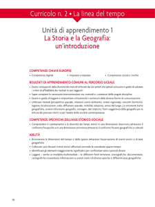 Curriculum n.2 • La linea del tempo - Campus