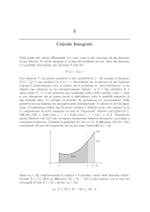 3 Calcolo Integrale