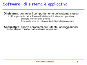 Il gestore del file system