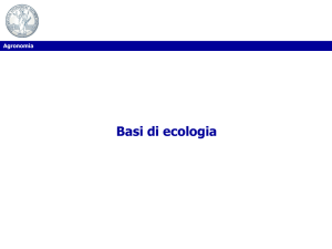 Basi di ecologia - Roberto Confalonieri Home Page