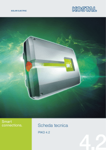 Scheda tecnica - Kostal Solar Electric GmbH