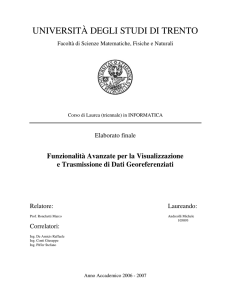 Funzionalità Avanzate per la Visualizzazione e Trasmissione di Dati