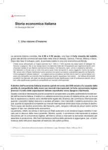 Storia economica italiana - Campus