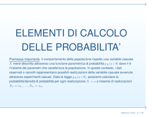 Calcolo delle probabilità