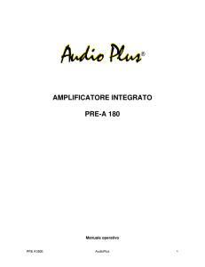 amplificatore integrato pre-a 180
