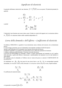 Significato di elasticità - Collaborative maths on the net