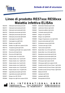 Linee di prodotto RE57xxx RE58xxx Malattia