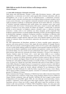1848-1948 un secolo di storia italiana nella stampa satirica
