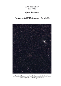 La luce dell`Universo : le stelle