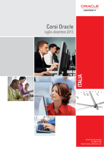 Corsi Oracle ITALIA