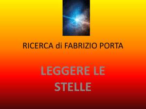 leggere le stelle - Parco Astronomico SIDEREUS