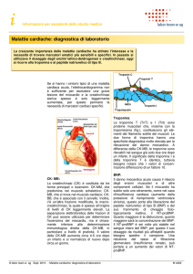Malattie cardiache: diagnostica di laboratorio