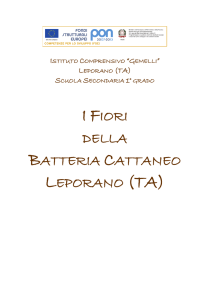 I fiori della Batteria Cattaneo - Istituto Comprensivo Statale "A. Gemelli"