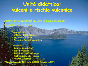 Unità didattica: vulcani e rischio vulcanico