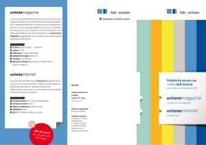 Profilo editoriale e listino prezzi 2017