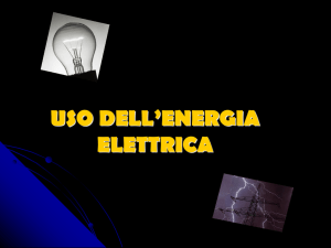 IMPIEGO DELL`ENERGIA ELETTRICA NEGLI EDIFICI