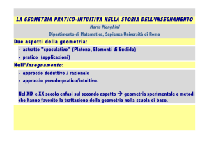 La geometria pratico-intuitiva nella storia dell - UMI-CIIM