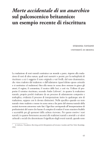 Morte accidentale di un anarchico sul palcoscenico