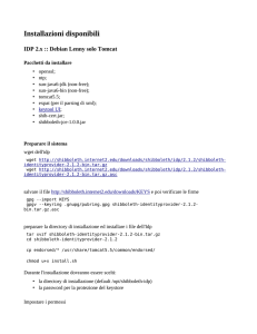 Installare l`IDP 2.x su Debian Lenny con solo