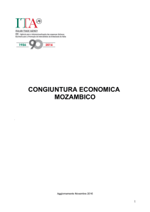 CONGIUNTURA ECONOMICA MOZAMBICO