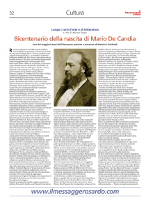 Bicentenario della nascita di Mario De Candia