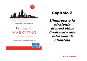 2- L`impresa e la strategia di marketing finalizzata alla relazione di