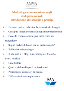 Marketing e comunicazione negli studi professionali: introduzione