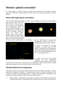 Sistemi e pianeti extrasolari