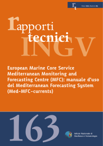 (MFC): manuale d`uso del Mediterranean Forecasting