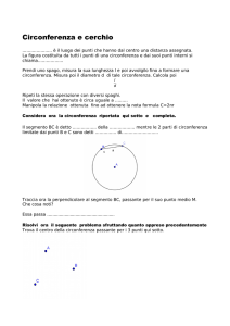 Circonferenza e cerchio