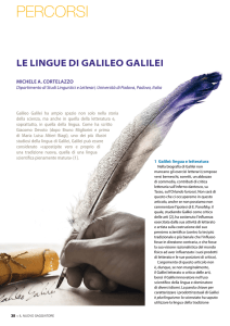 lingua di Galilei, Galilei - Società Italiana di Fisica