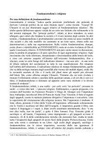 Fondamentalismi e religione - Provincia di Pesaro e Urbino