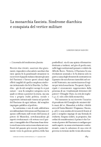 La monarchia fascista. Sindrome diarchica e conquista del vertice